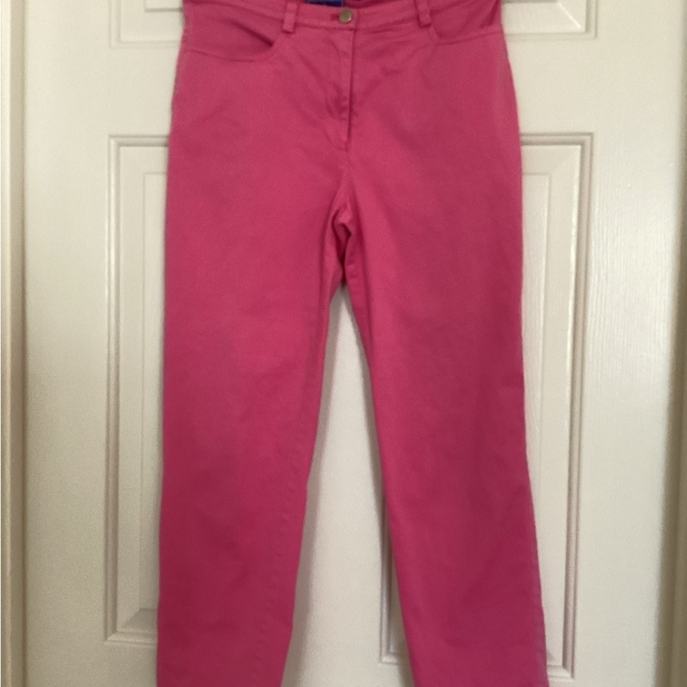 Tori Richard Pink Straight Leg Pants Sz 2
